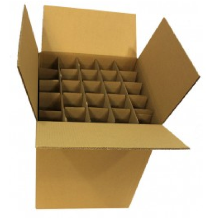 Carton verre : acheter croisillons cartons déménagement à verres